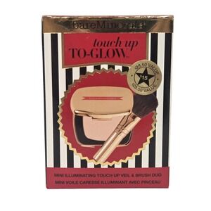 bareMinerals Touch Up To-Glow Mini Duo Set Illuminating Veil & Brush 181NUA